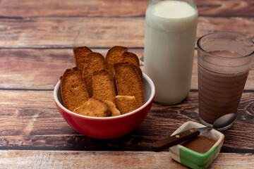 cookies y leche con chocolate!!!