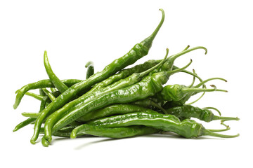 peppers on a white background