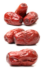 dates isolated on white background