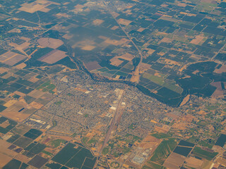 Fototapeta premium Aerial view of the Oakdale city
