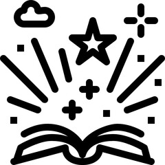 storytelling outline icon