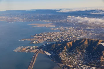 Aerial view of the San Bruno Mountain State and County Park
