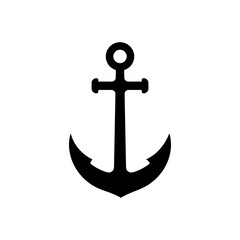 Anchor icon design template vector isolated illustration