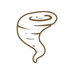 Twister icon design template vector isolated