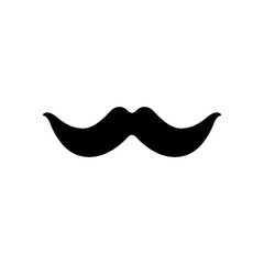 Mustache icon design template vector isolated illustration