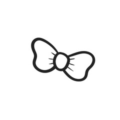 Bow tie icon design template vector isolated illustration