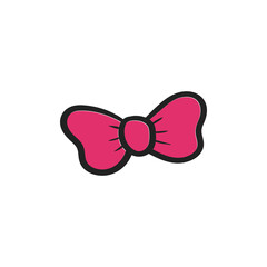 Bow tie icon design template vector isolated illustration