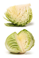 Fototapeta premium cabbage on a white background