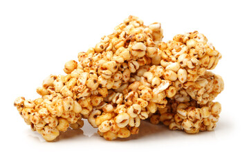 Rice cake on white background 