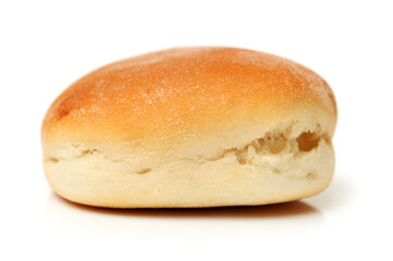 loaf of bread isolated on white