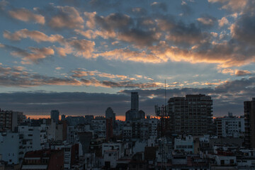 Sunset in Buenos Aires