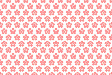 sakura pattern on white background