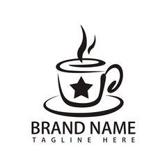coffee logo icon vector