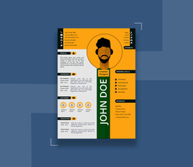 Creative modern resume design