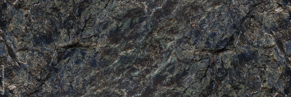 Poster horizontal black stone texture for pattern and background