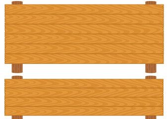 横長の木の看板フレーム