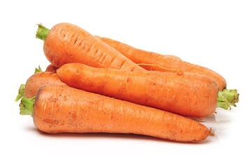 carrots isolated on white