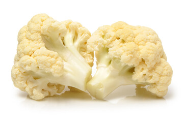 cauliflower isolated on white