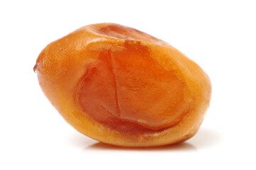 medjool dates on white background