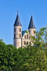 Fototapeta premium Domstadt Magdeburg an der Elbe Sachsen Anhalt