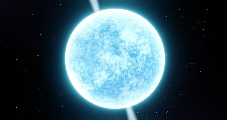 Neutron star, Near view of a pulsar 