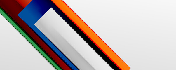 Color abstract lines trendy geometric background for business or technology presentation, internet poster or web brochure cover, wallpaper