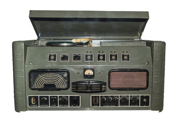 Obraz premium Broadcasting Installation (1957) .Is isolated on white