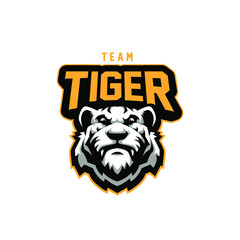 Tiger Head Team Esport Logo