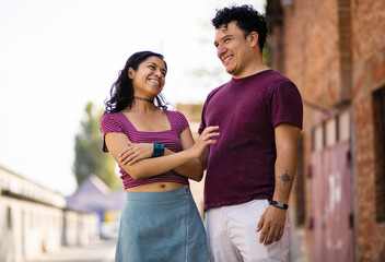 Naklejka premium funny couple.