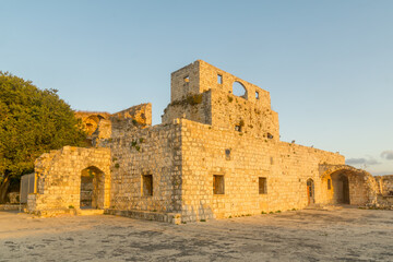 Crusader Ottoman fortress of Yehiam, National Park, the Western Galilee