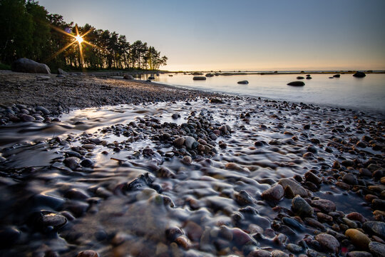 Sunset at Suurupi in Estonia