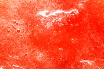 Fototapete Saft Texture of watermelon juice with ice cube  © taffpixture