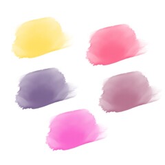 Watercolor spots blank background base