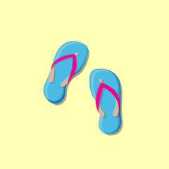 summer flipflops beach sandals cartoon
