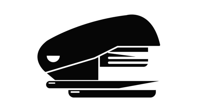 Stapler icon animation simple best object on white