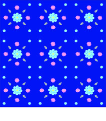 seamless floral pattern, suitable for carpet motifs, ceramics etc.