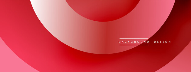 Abstract overlapping lines and circles geometric background with gradient colors