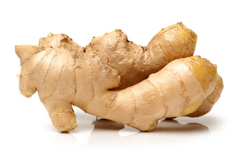 ginger root isolated on white
