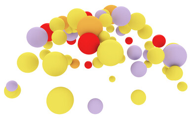 Bunte Luftballons, Freisteller