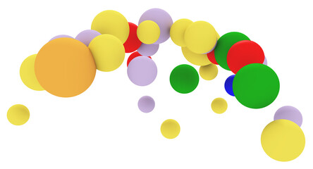 Bunte Luftballons, Freisteller