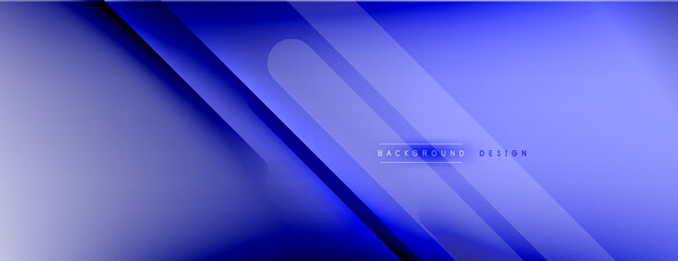 Abstract background - lines composition created with lights and shadows. Technology or business digital template. Trendy simple fluid color gradient abstract background with dynamic