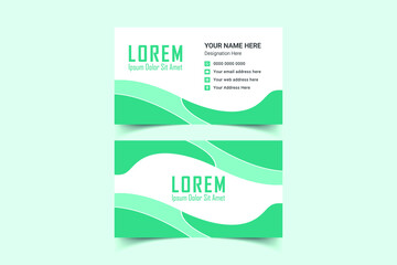 Business Card Design template. Luxury, Modern, Elegant, Professional Minimalist Business card Design Template. Elements of Stationery. Vector illustration