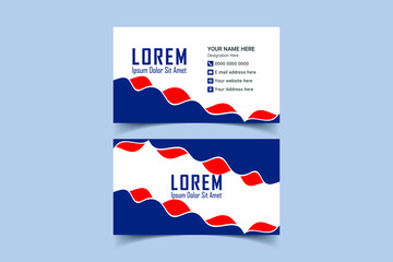 Business Card Design template. Luxury, Modern, Elegant, Professional Minimalist Business card Design Template. Elements of Stationery. Vector illustration