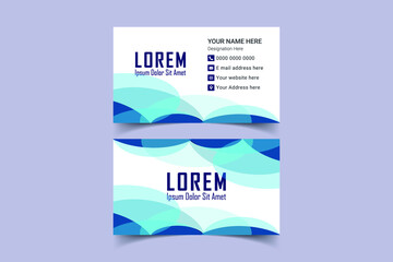 Business Card Design template. Luxury, Modern, Elegant, Professional Minimalist Business card Design Template. Elements of Stationery. Vector illustration