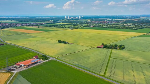 flight to the Nuclear power plant in Biblis Germany