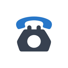 Telephone icon vector graphic illustration