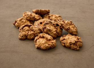 Various almond cookies, made with sugar and egg