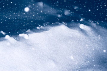 Background. Winter landscape. The texture of the snow