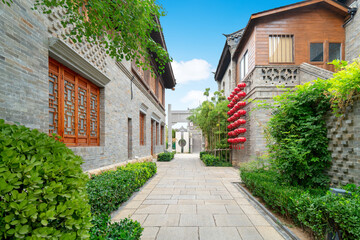 Hutong in the old city, Luoyang, Henan, China.