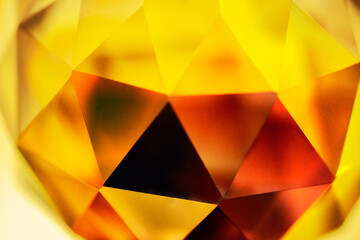 Colorful triangular glass pattern - 441549555